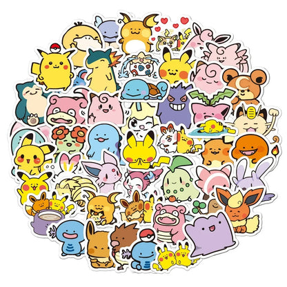 Pokémon Stickers — Back View | GoPokeShop