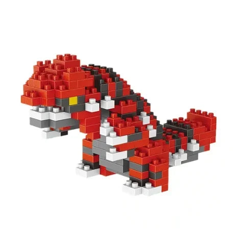 Groudon micro-brick building set — With retail box