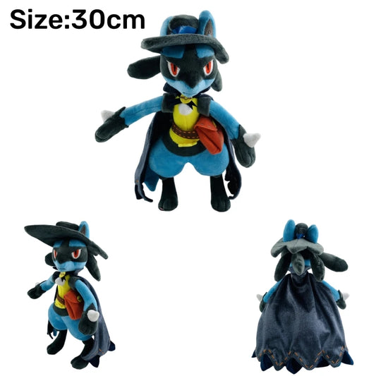 Lucario — Pokémon Plush — Caped — blue (30 cm)