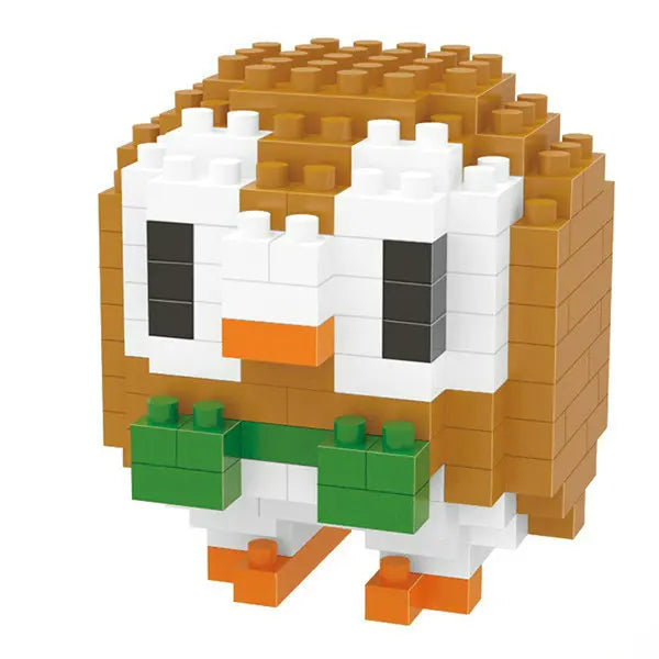 Rowlet micro-brick building set — Without box