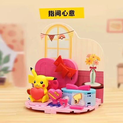 Pikachu Building Kit — Side View | GoPokeShop