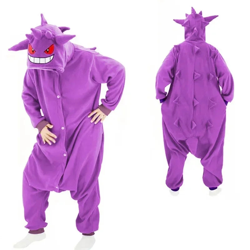Gengar — Pokémon Kigurumi Onesie (S–XL)
