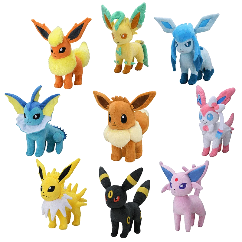 Vaporeon Plush Toy — Front View | GoPokeShop
