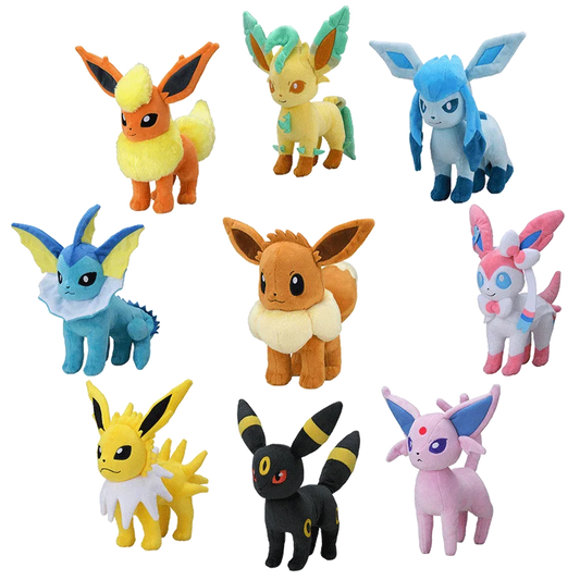 Vaporeon Plush Toy — Front View | GoPokeShop