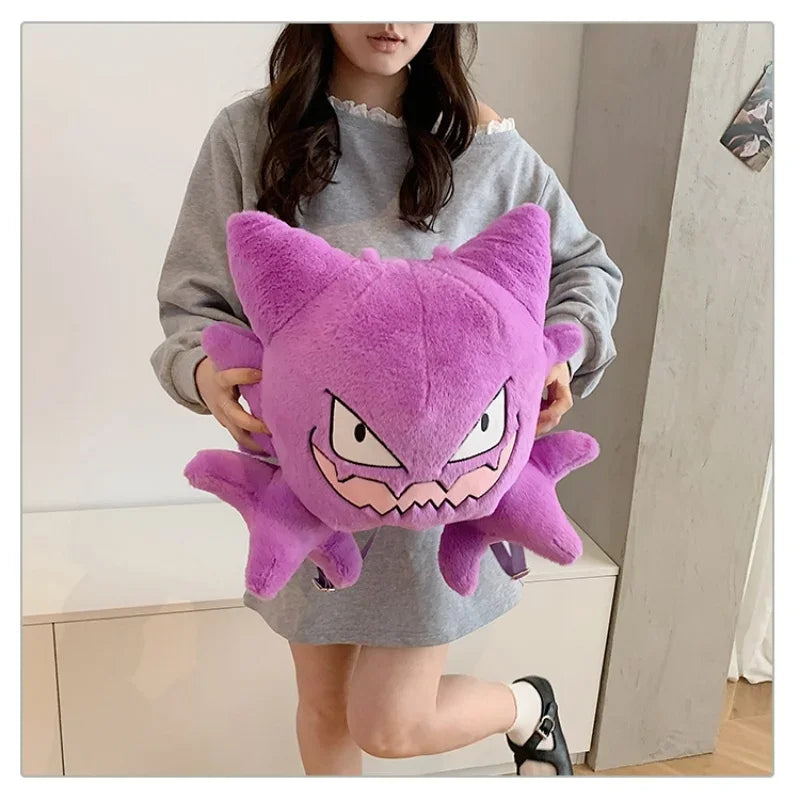 Gengar, Raichu & Friends — Pokémon Plush Shoulder Bag