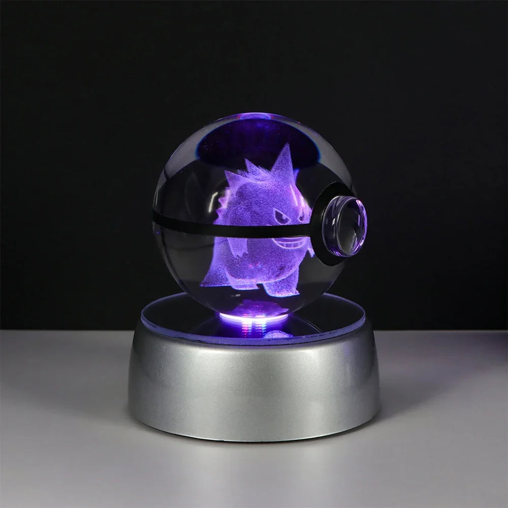 Pikachu & Friends — Crystal Ball Night Light