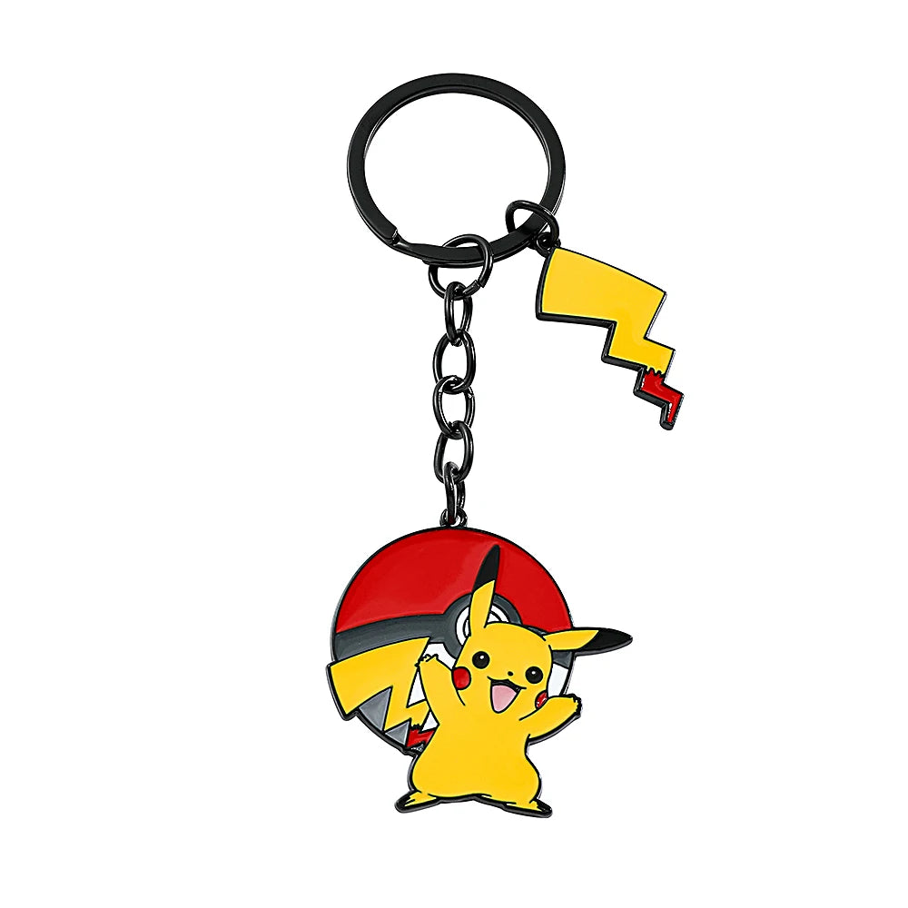 Pikachu, Squirtle & Bulbasaur — Pokémon Metal Keychain