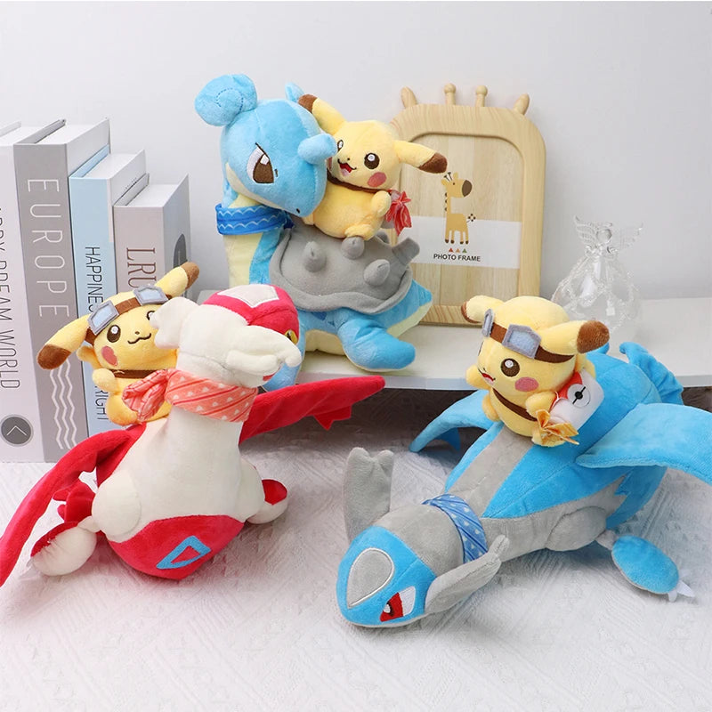 Latios, Latias & Lapras — Pokémon Plush (21–35 cm)