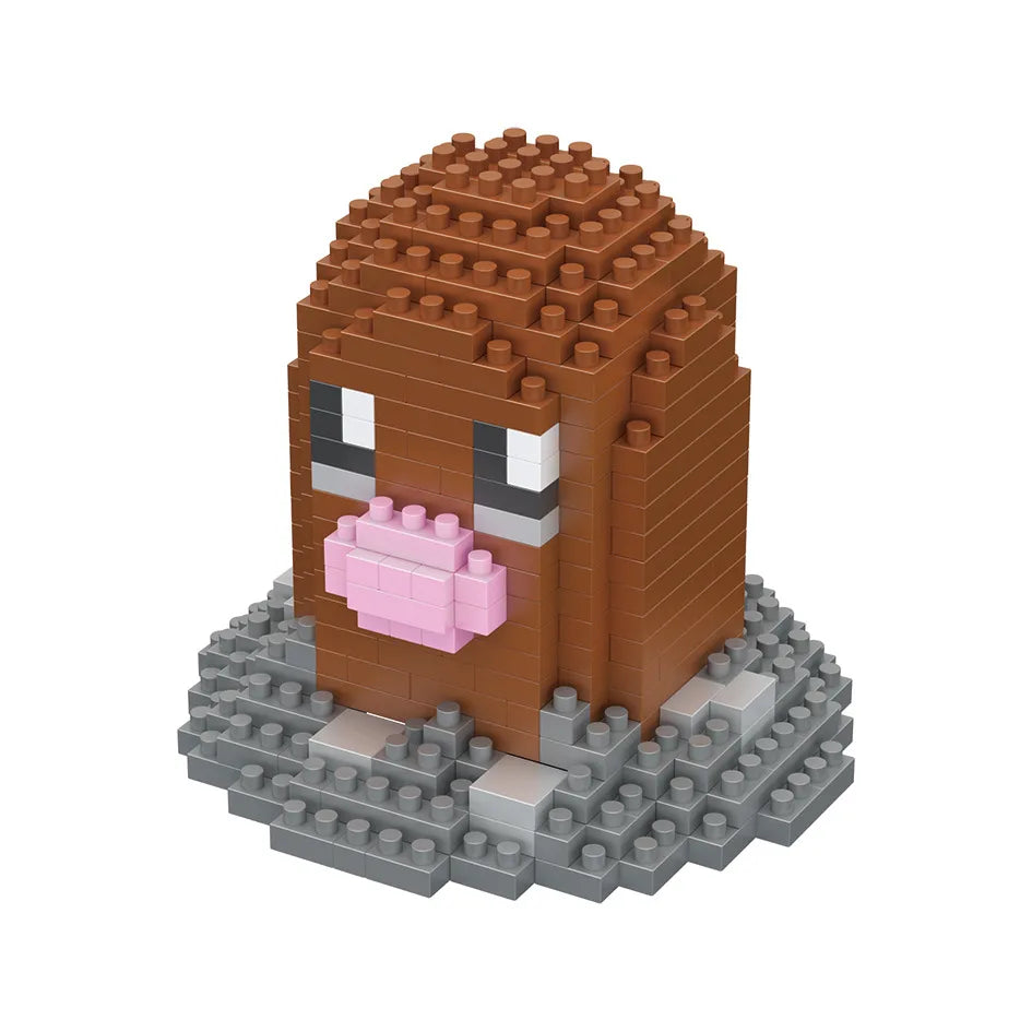 Diglett micro-brick building set