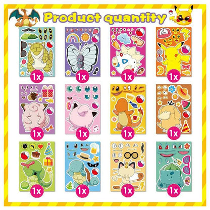 Pokémon Stickers — Side View | GoPokeShop