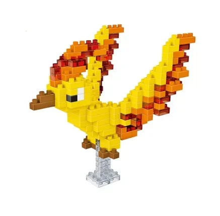Moltres micro-brick building set — With retail box