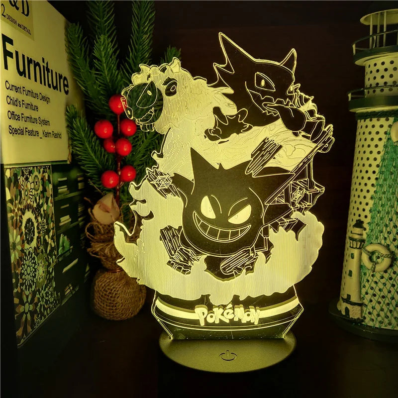Haunter 3D LED Lamp — Detail | GoPokeShop