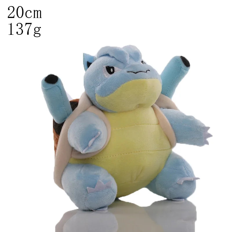 Blastoise, Wartortle & Charizard — Pokémon Plush (20–30 cm)