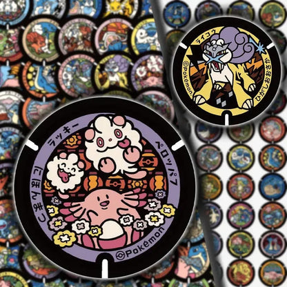 Pikachu Stickers — Back View | GoPokeShop