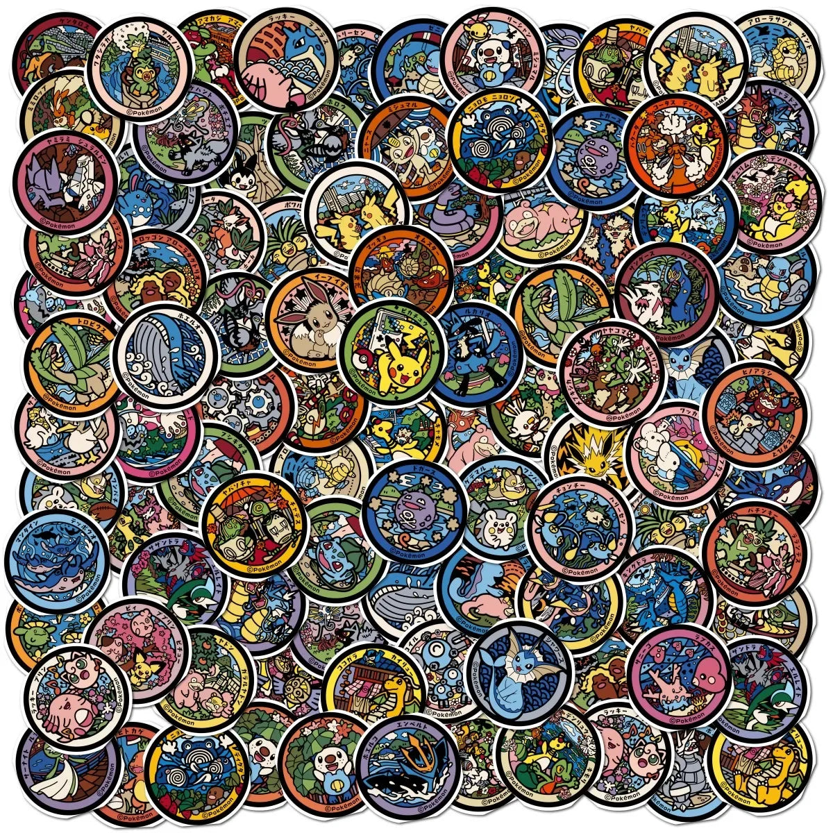 Pikachu Stickers — Side View | GoPokeShop