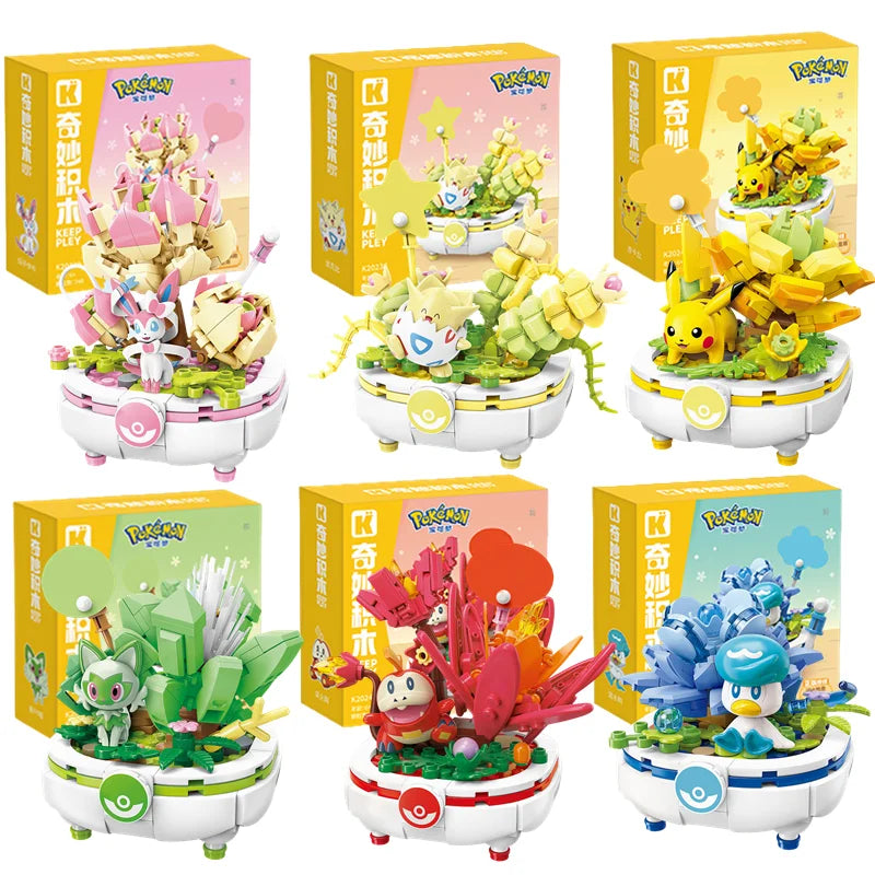 Sprigatito Building Kit — Front View | GoPokeShop