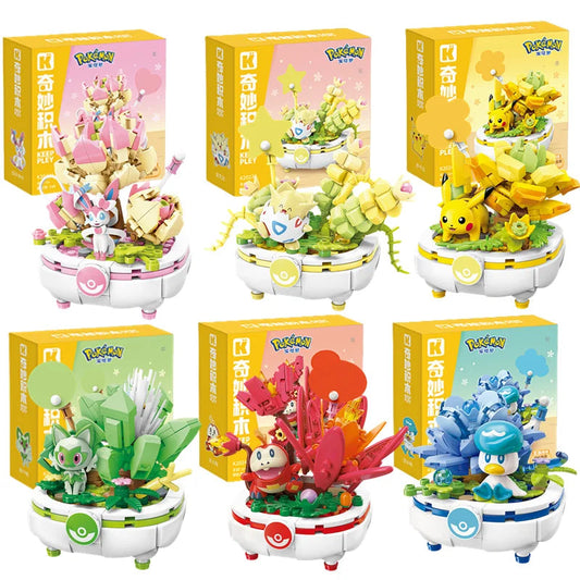 Sprigatito Building Kit — Front View | GoPokeShop