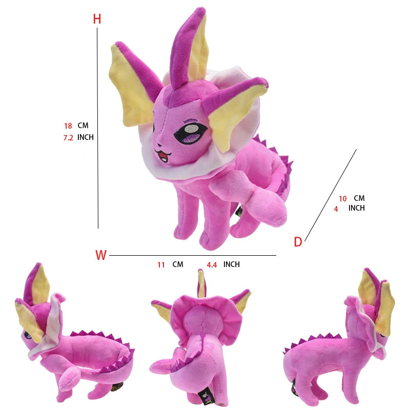 Eeveelutions — Pokémon Plush (Umbreon, Espeon & 6 more)
