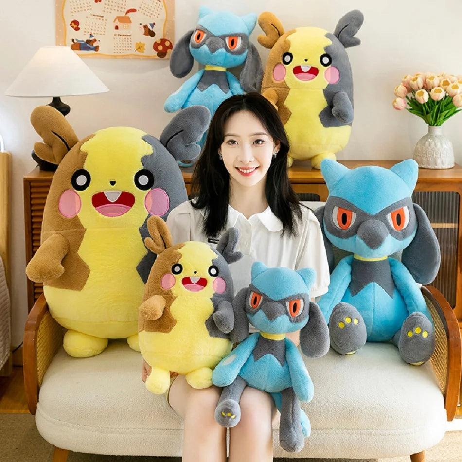 Riolu & Morpeko — Pokémon Plush (40–60 cm)
