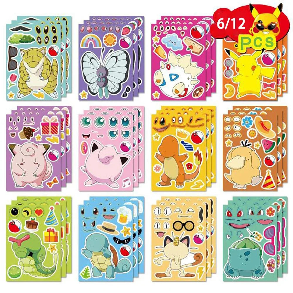 Pikachu Stickers — Close-up | GoPokeShop