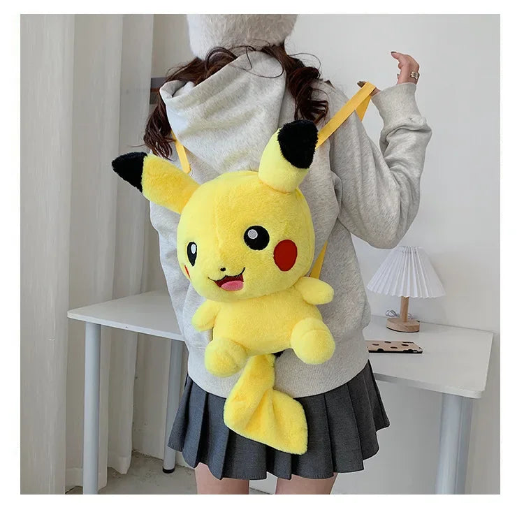 Gengar, Raichu & Friends — Pokémon Plush Shoulder Bag