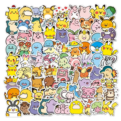 Pokémon Stickers — Front View | GoPokeShop