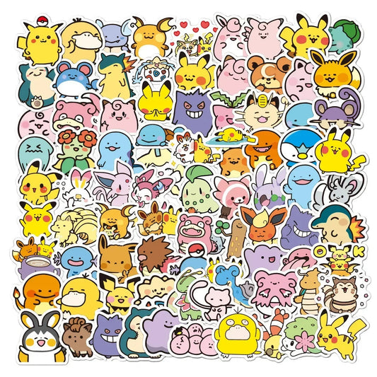 Pokémon Stickers — Front View | GoPokeShop