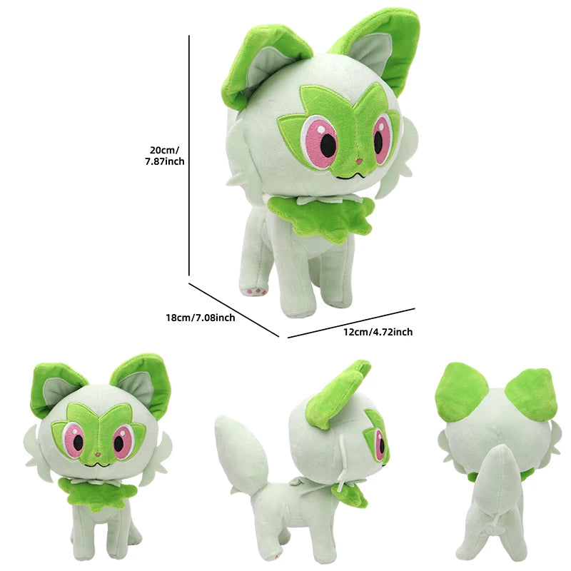 Sprigatito & Floragato — Pokémon Plush (20–25 cm)