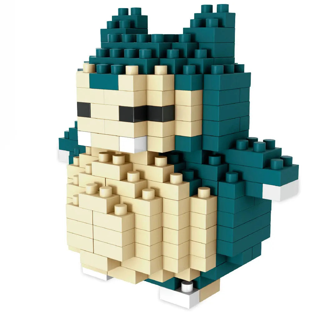 Snorlax micro-brick building set — Without box