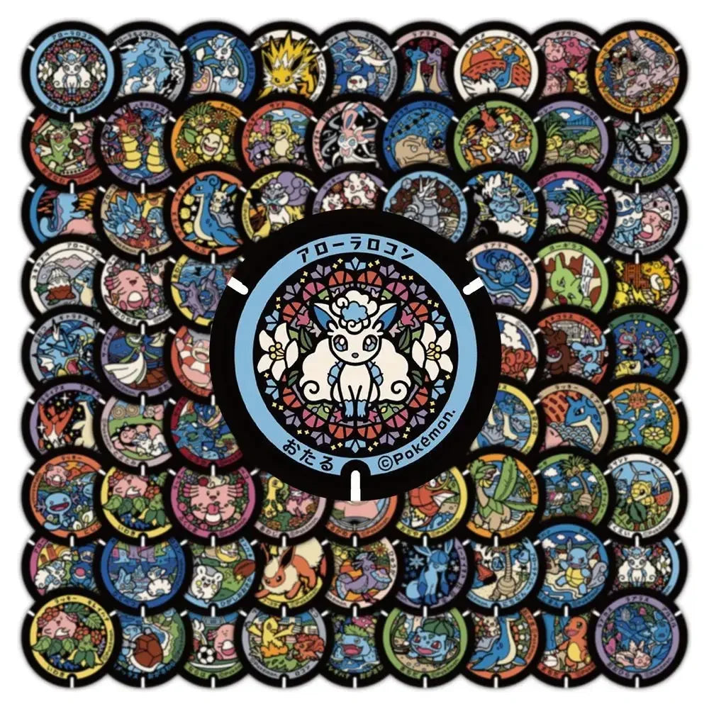 Pikachu Stickers — Detail | GoPokeShop