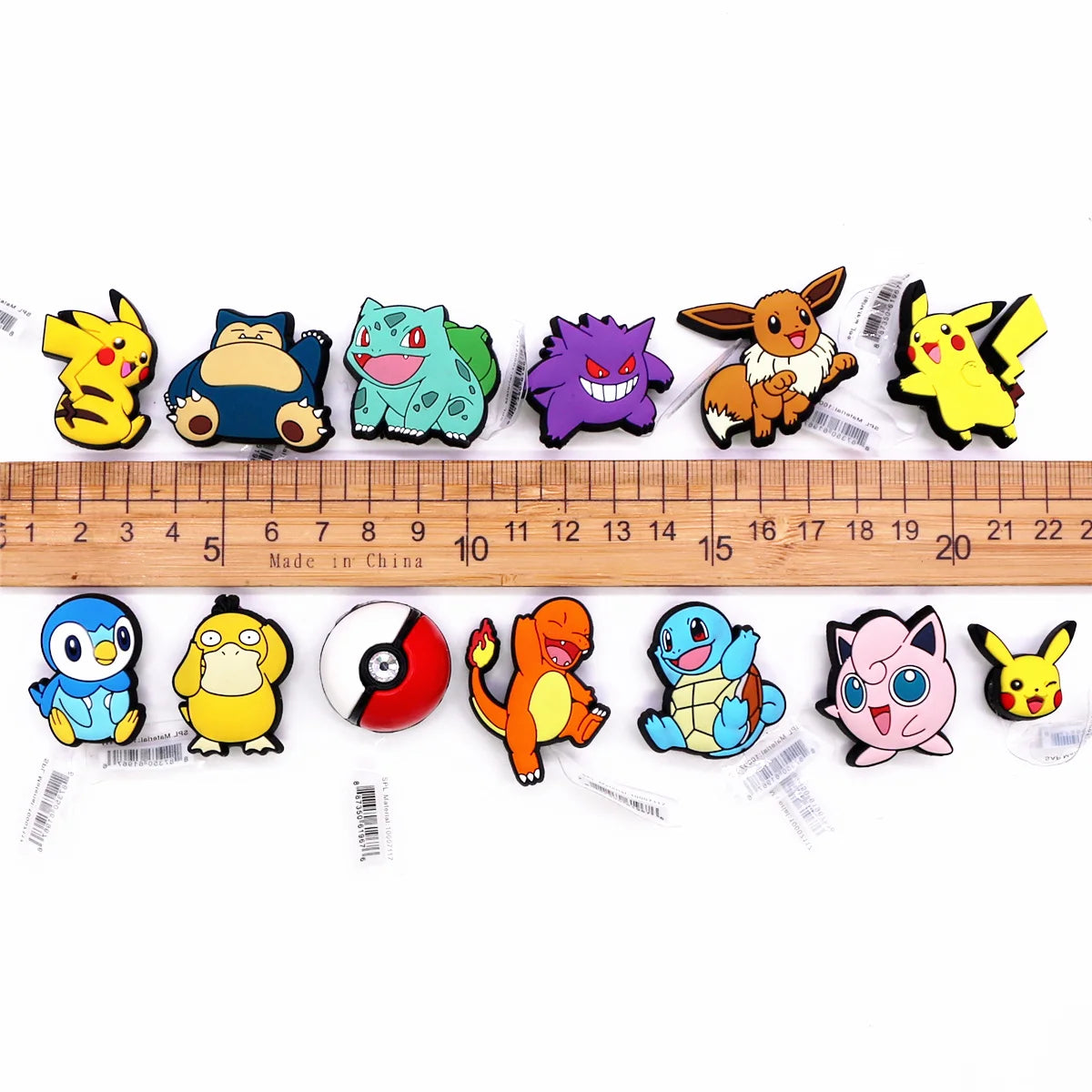 Pikachu, Gengar & Friends — Pokémon Shoe Charms