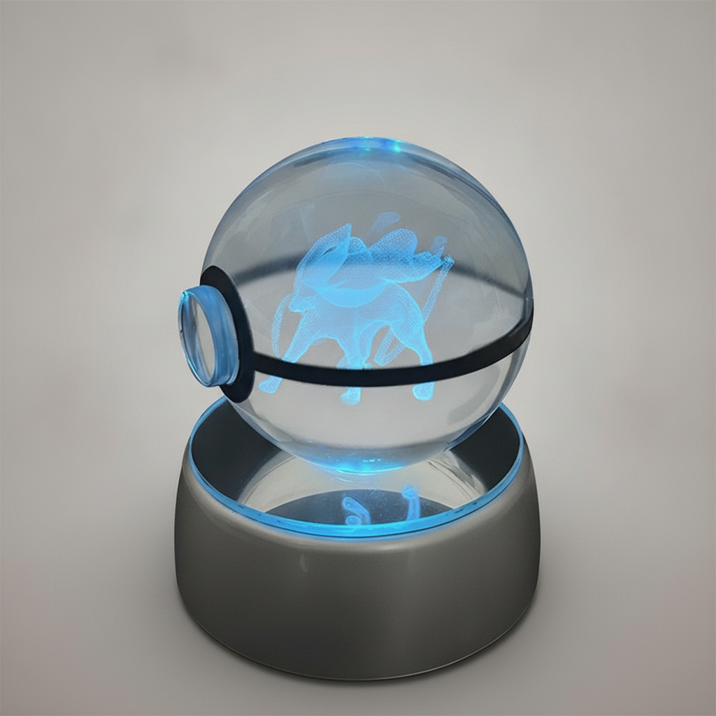 blastoise friends crystal ball night light