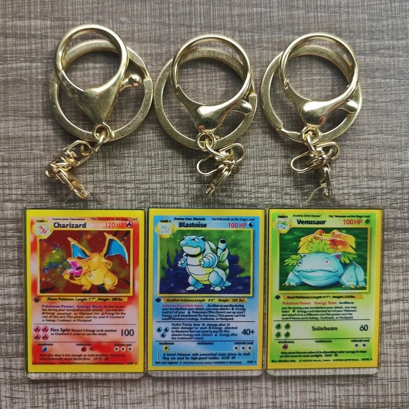 Blastoise & Friends — Pokémon Keychain - GoPokeShop