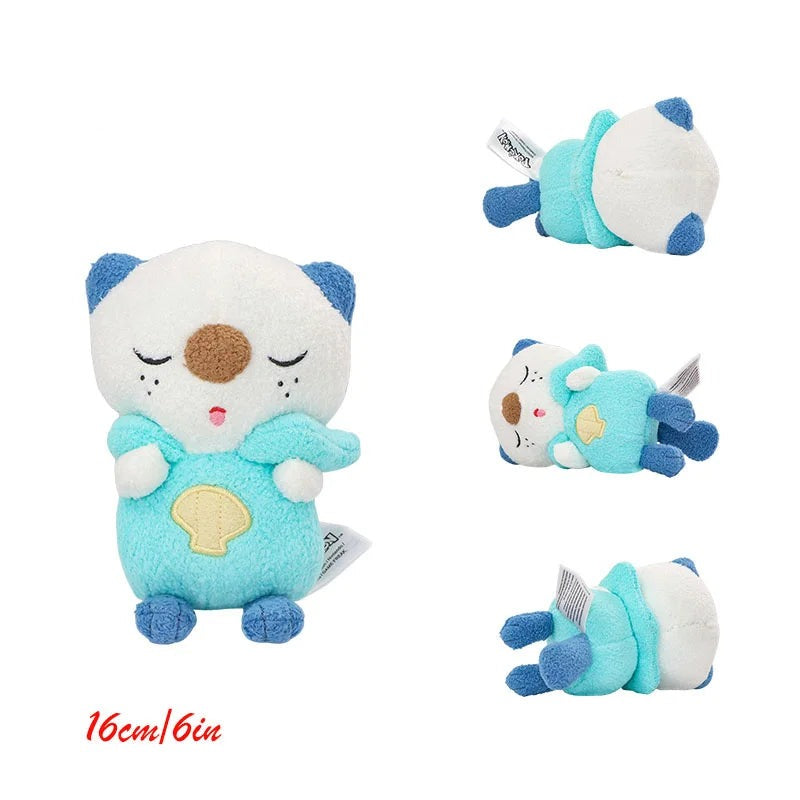 Oshawott, Wooper & Friends — Pokémon Plush (10–20 cm)