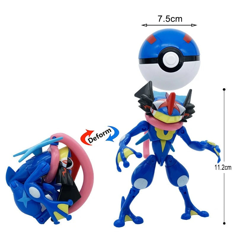 Mewtwo, Greninja & Friends — Pokémon Poké Ball Figures