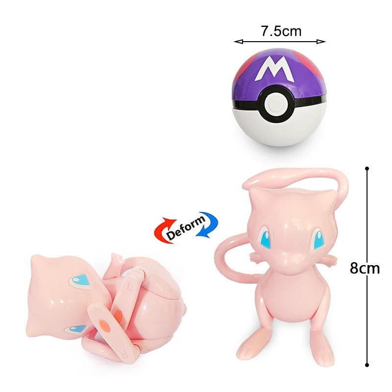 Mewtwo, Greninja & Friends — Pokémon Poké Ball Figures