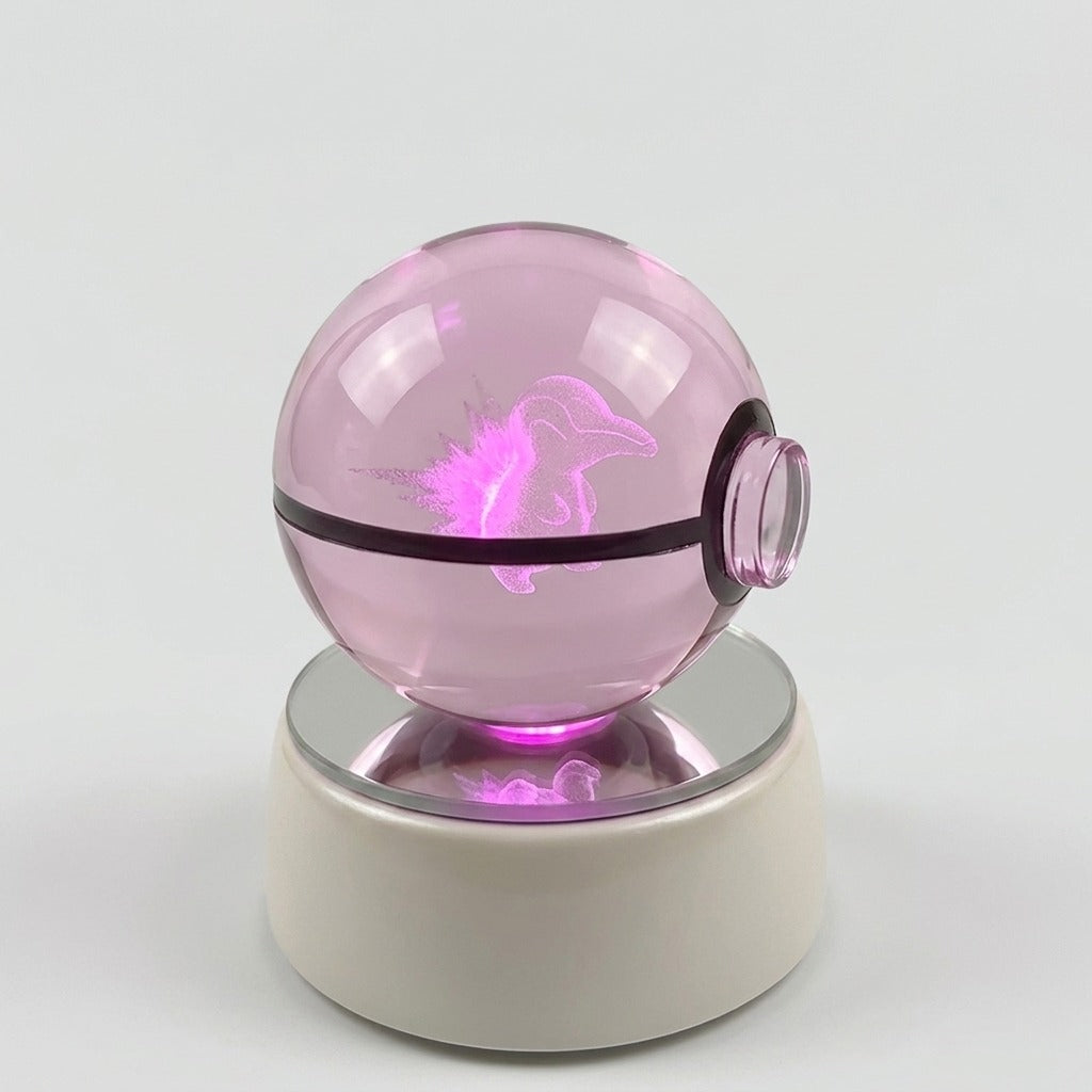 Cyndaquil — Pokémon Poké Ball Night Light