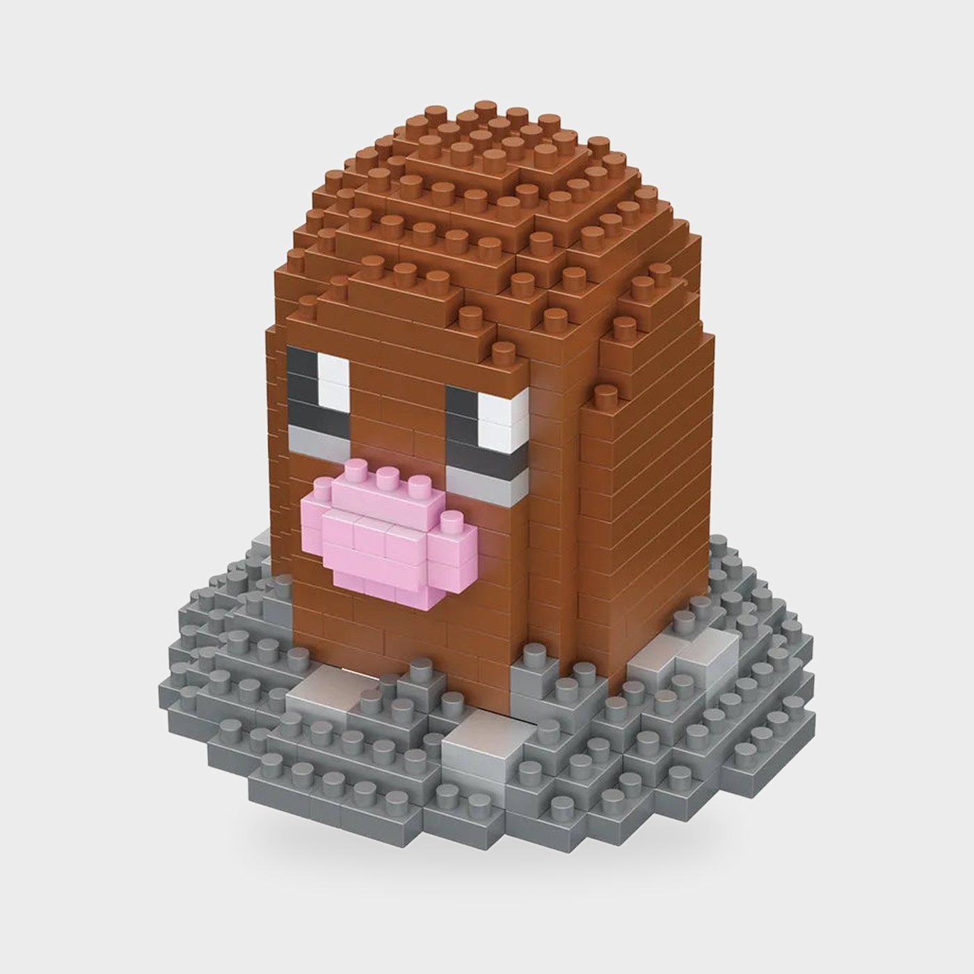 Diglett — Pokémon Micro-Brick Building Set