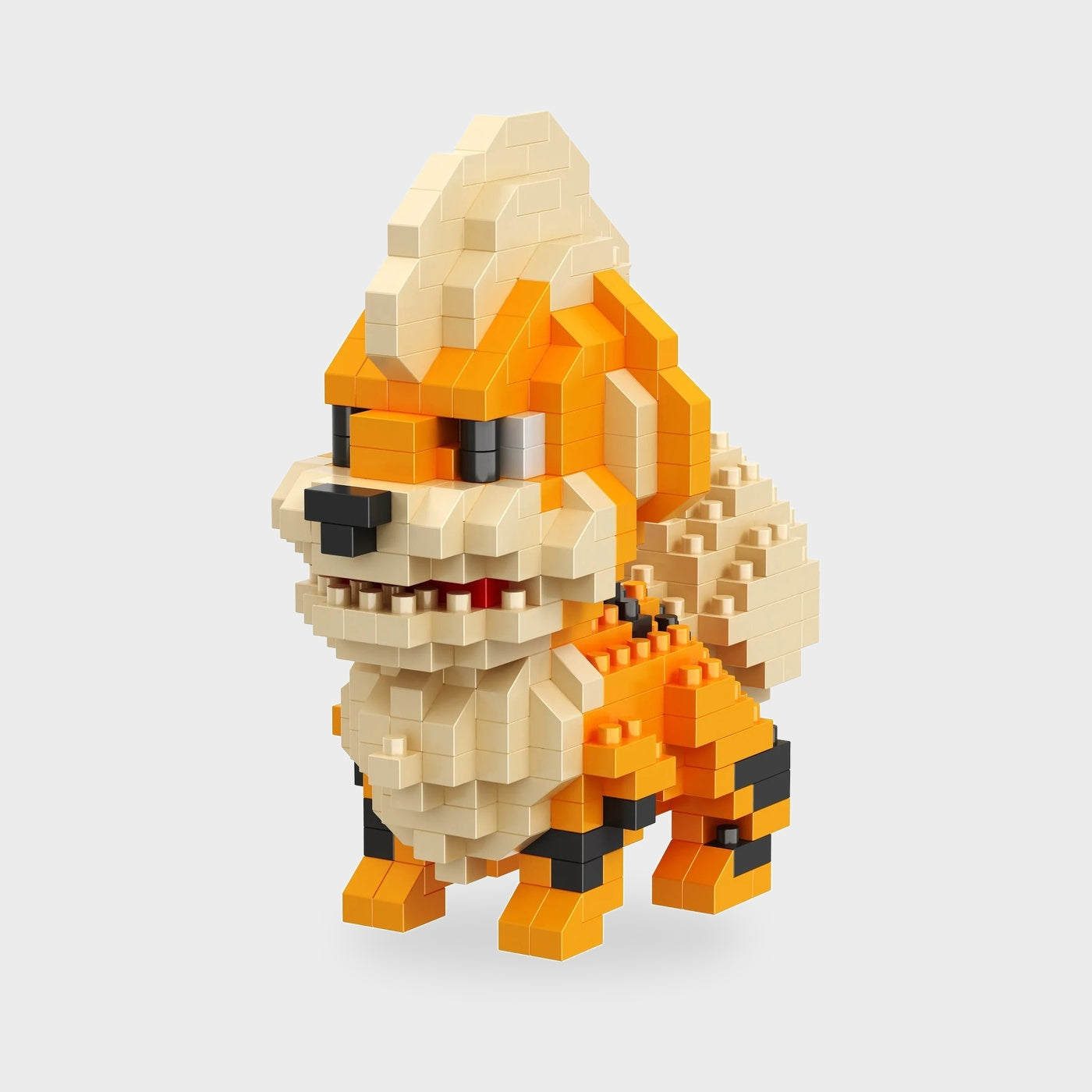 Growlithe — Pokémon Micro-Brick Building Set