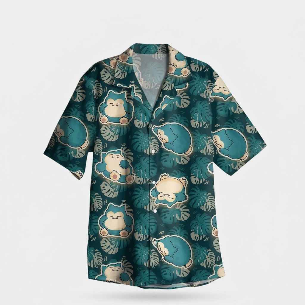 Snorlax — Pokémon Hawaiian Shirt or Beach Shorts