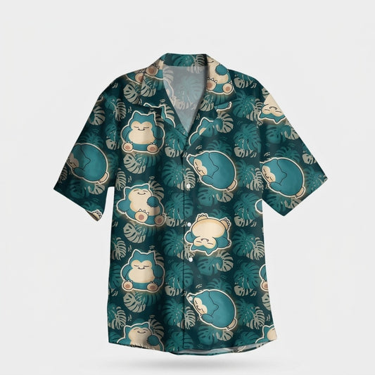 Snorlax — Pokémon Hawaiian Shirt or Beach Shorts