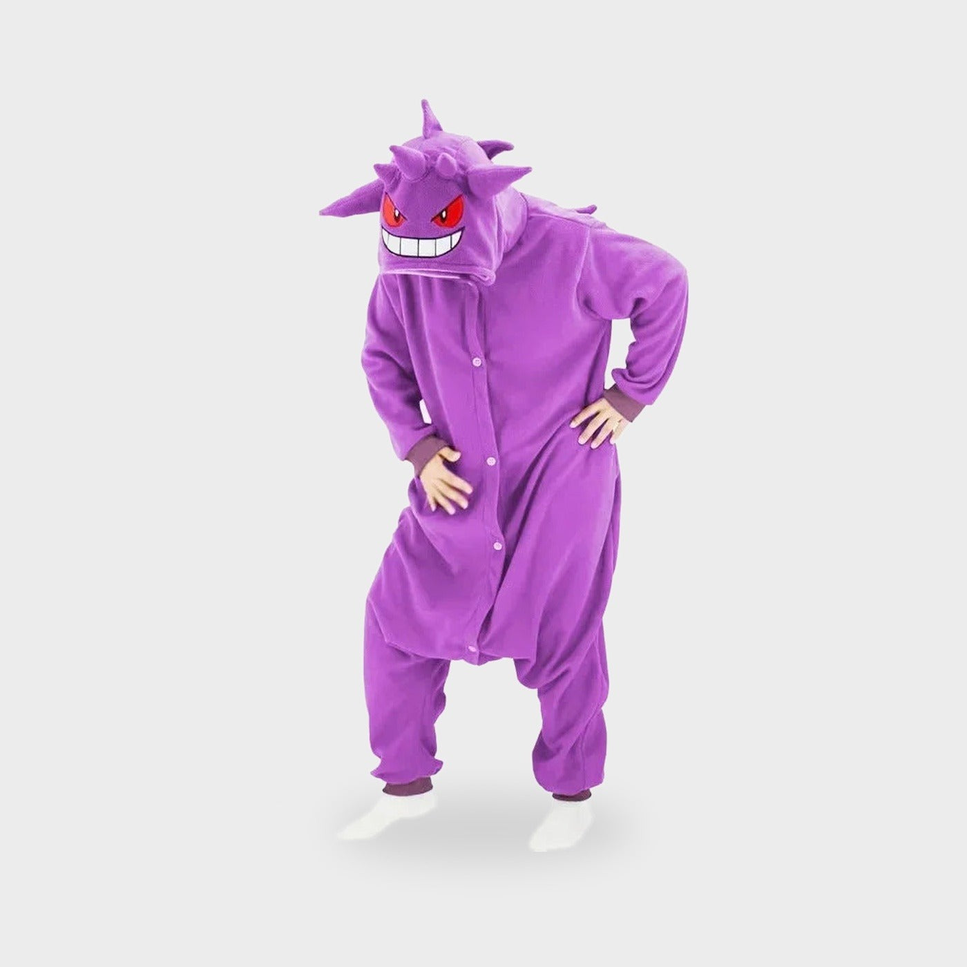 Gengar — Pokémon Kigurumi Onesie (S–XL)