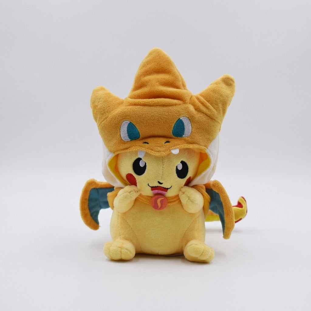 Pikachu in Costume — Pokémon Cosplay Plush (20–30 cm)
