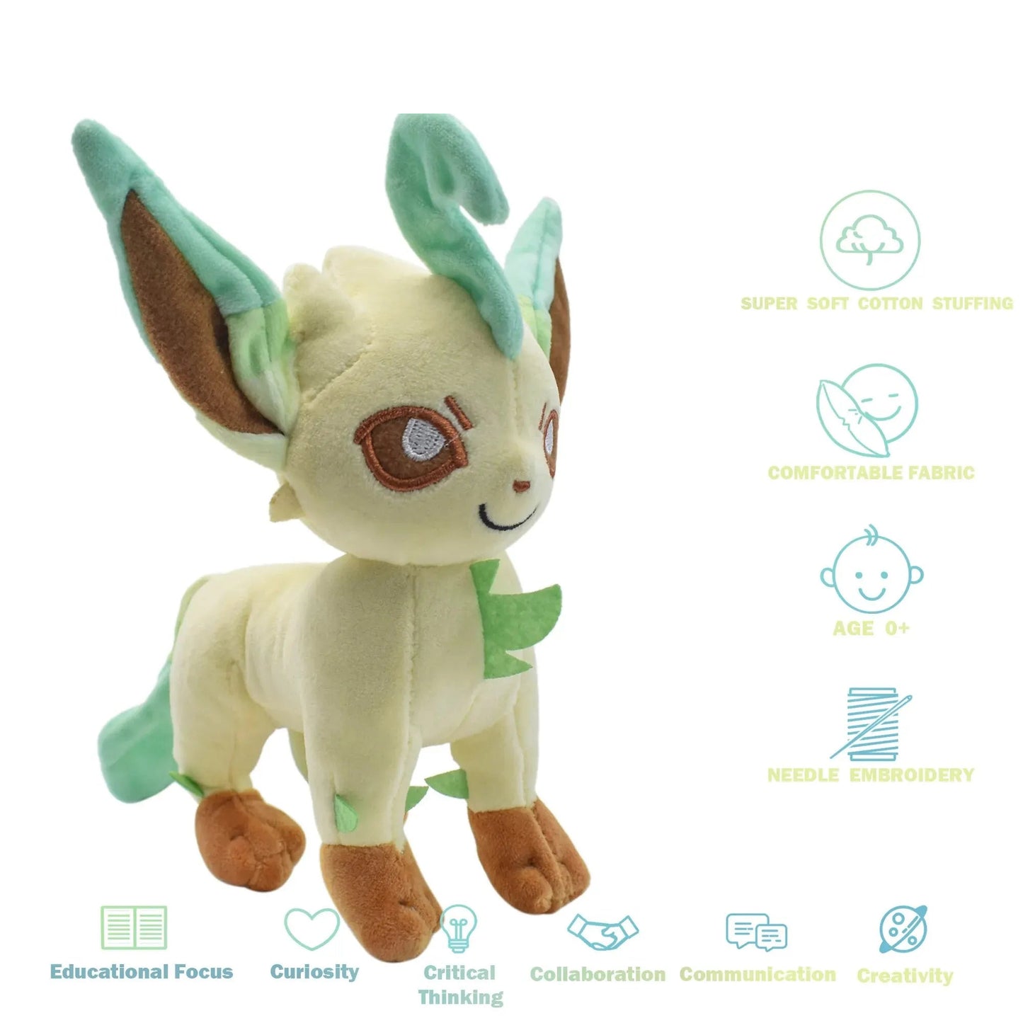 Eeveelutions — Pokémon Plush (Umbreon, Espeon & 6 more)