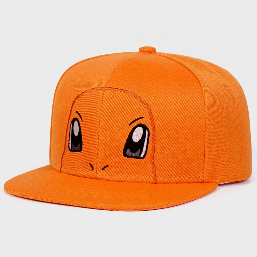 Charmander Pokémon cap, orange snapback