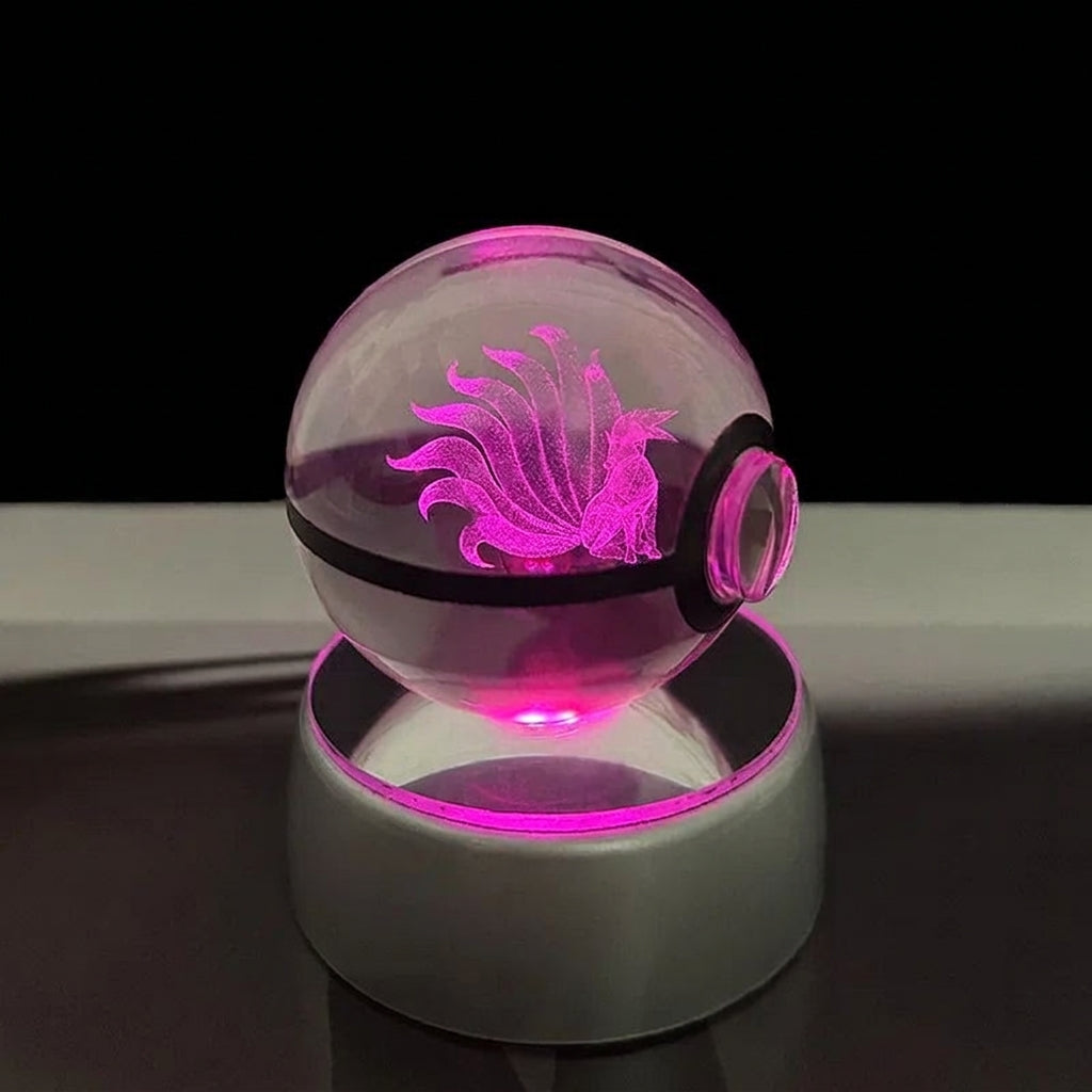 Pokémon crystal ball night light — Ninetales