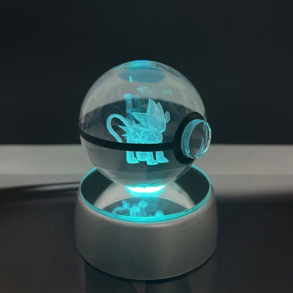 Pokémon crystal ball night light — Luxray