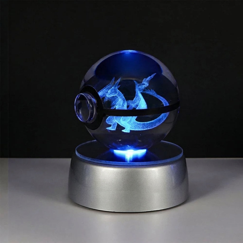 Pokémon crystal ball night light — Mega Charizard Y