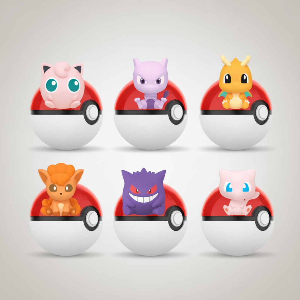 Poké Ball Mini Figures — Character Range | GoPokeShop