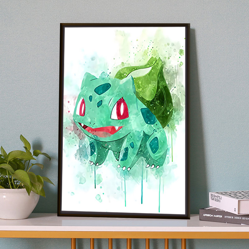 Bulbasaur Watercolor Poster